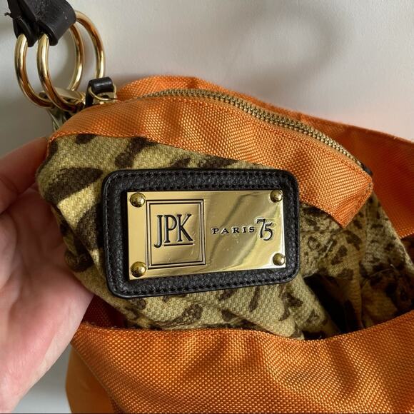 JPK Paris 75 Bright Orange Nylon Tote - Picture 11 of 15